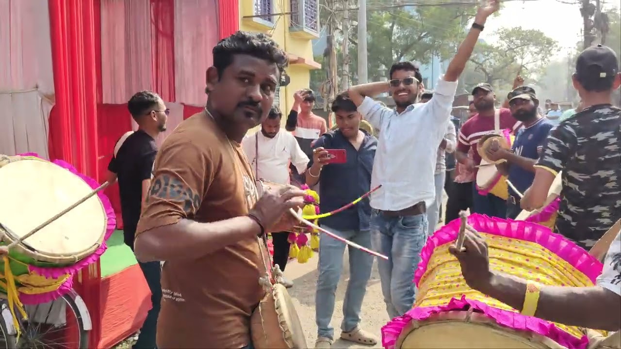 ANAND DHOL TASHA PARTY || KATWA SARASWATI PUJA 2026 || CLUB - RUPSAGAR || AWESOME SONG PLAY MONU DA 