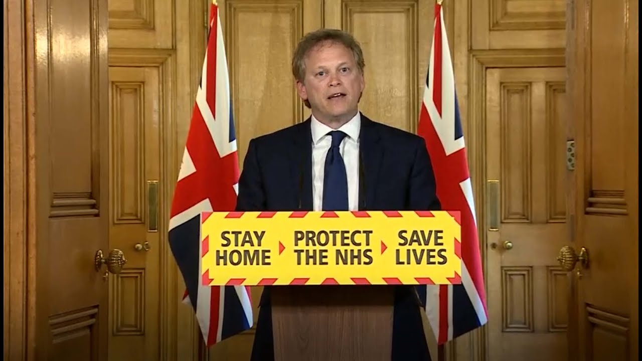Live: Transport Secretary Grant Shapps leads UK government coronavirus update - April 24 | ITV News