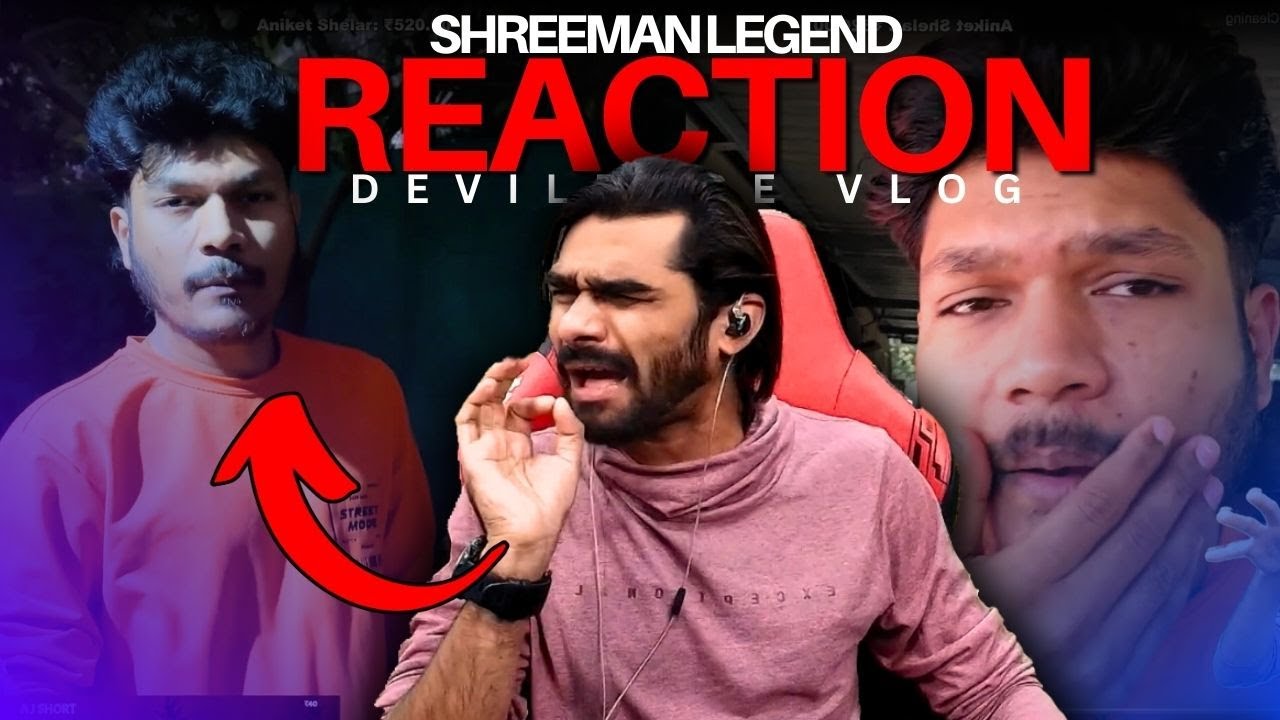 Shreeman Legend Reaction On DevilRace Vlog | डेविल का प्रॉब्लम क्या हैं ? #shreemanlegend #reaction