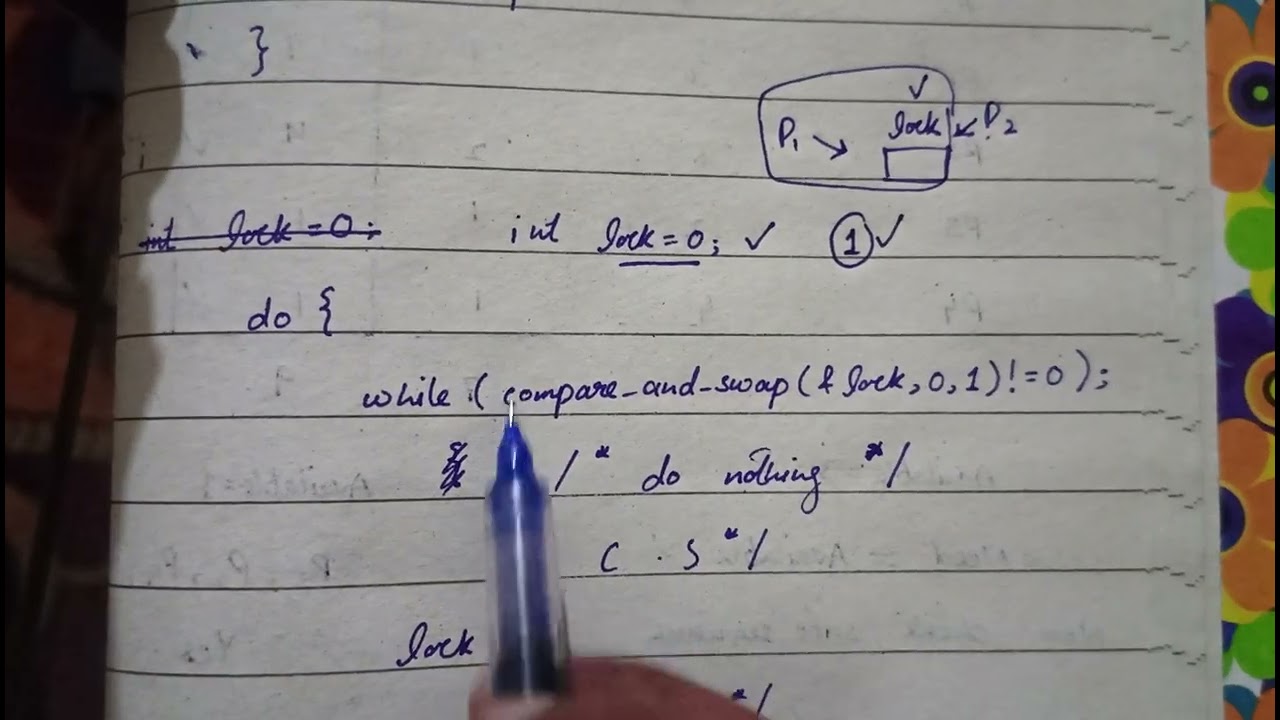 CC-311 Operating Systems | Fall 2022 BSCS Solution(Q1 Part E Compare_and_Swap) Lecture By Waiz Ahmed