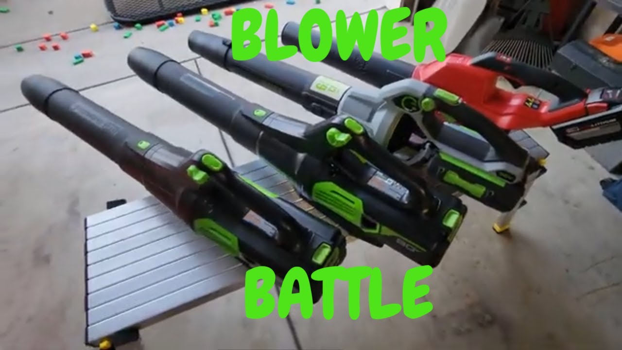 BLOWER BATTEL EGO VS GREENWORKS PRO VS MILWAUKEE + GREENWORKS WARRANTY