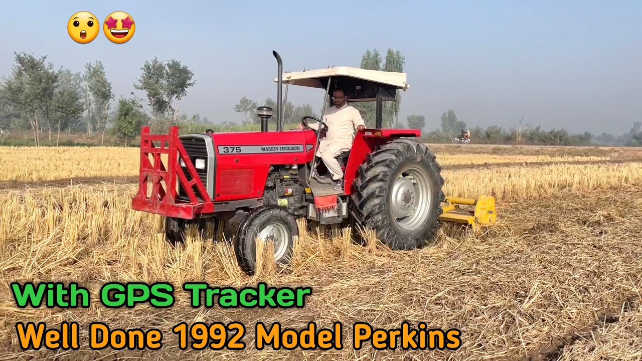 MF 375 Perkins Owner Review & Benefit Of GPS Tracker in Tractor | Agricomplex Pakistan