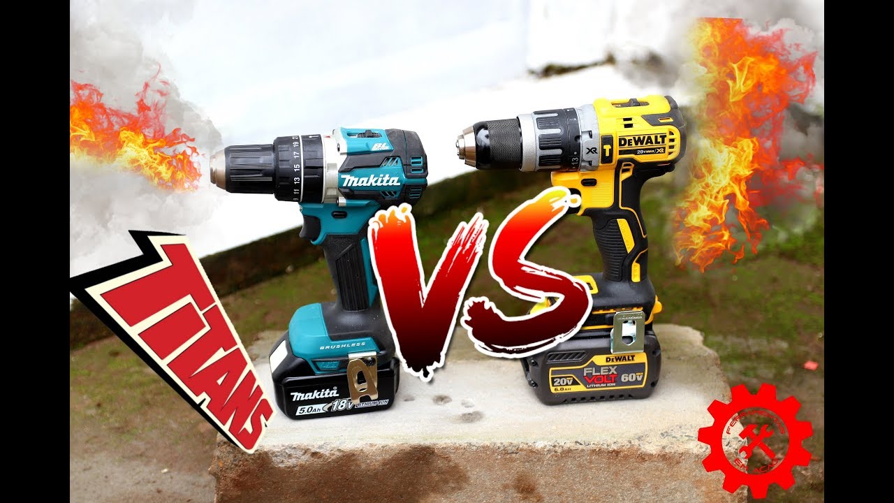 Quem Venceu ESSA - DeWALT DCD796 Vs Makita DHP 484 (Parafusadeiras Brushless)