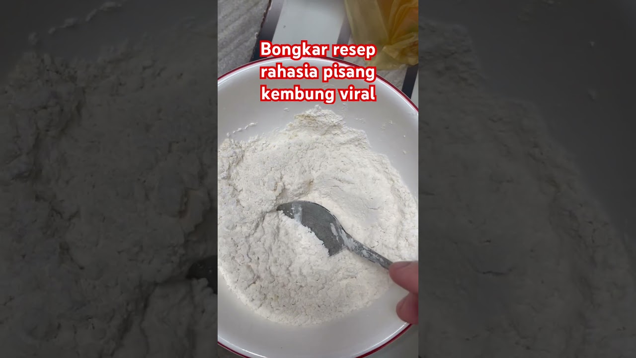 Bongkar Resep pisang kembung #pisangkembung