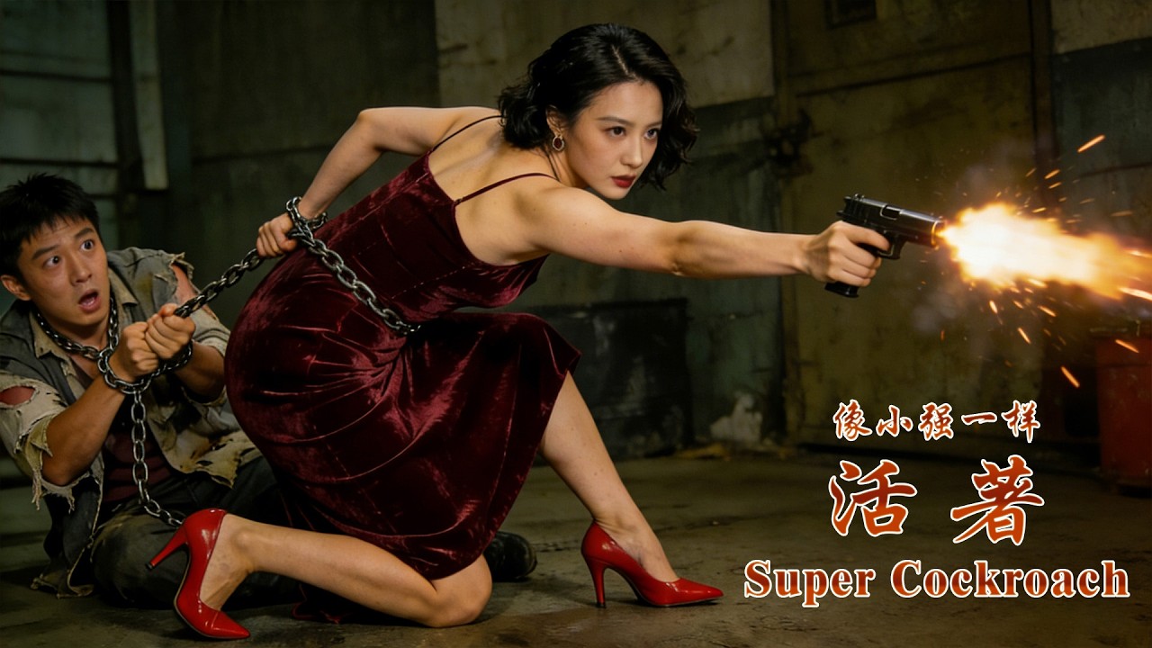 无赖地痞联手美女警察大闹地下黑帮！电影《像小强一样活着》喜剧片 HD