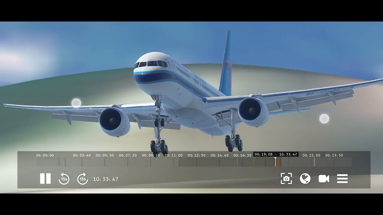 Infinite flight simulator Boeing 757-200 China Southern Landing kai tak