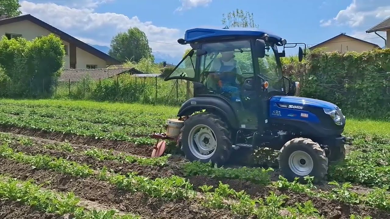 BUTTAGE POMME DE TERRE 2025 AVEC SOLIS 26 SHUTTLE 9+9