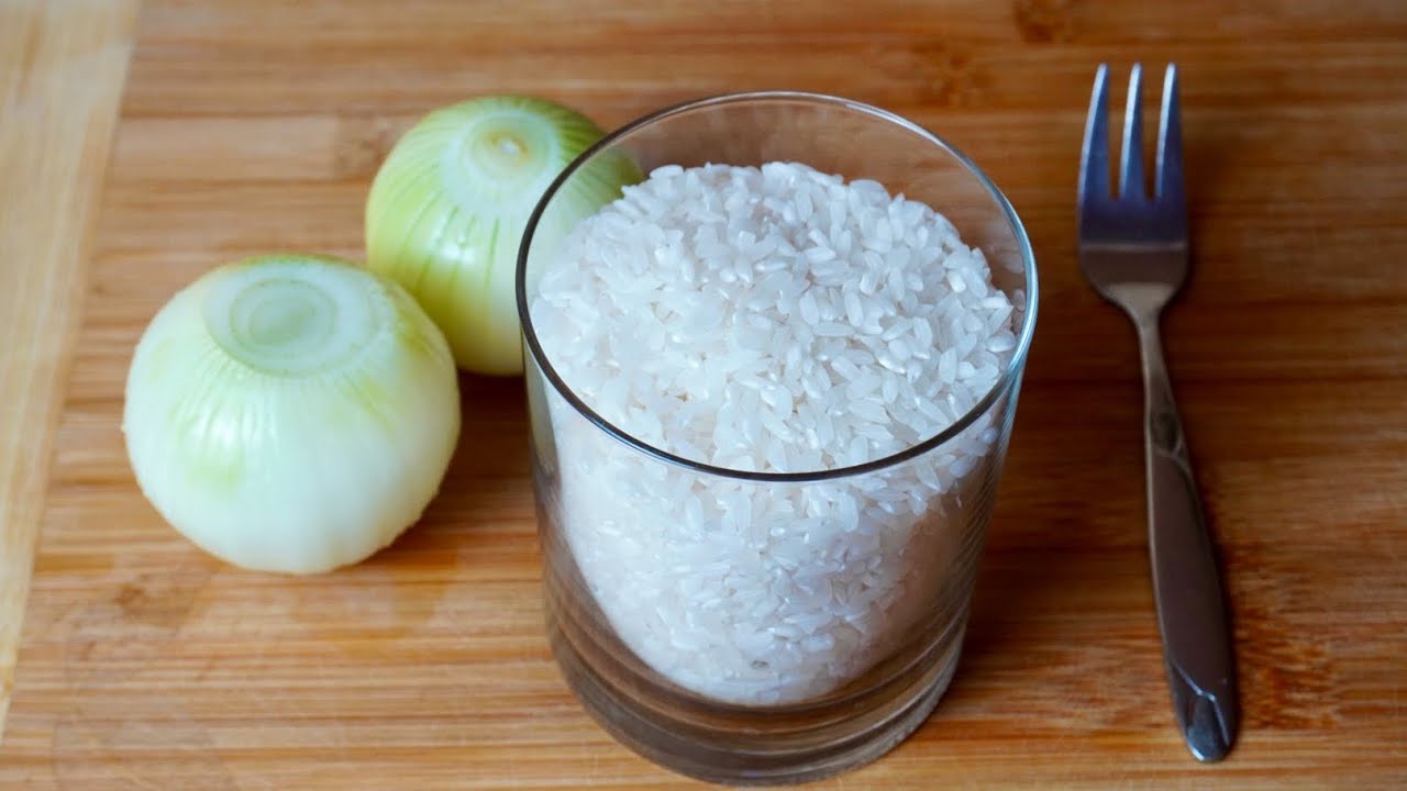 СТАКАН РИСА, ЛУК И Грудка! Я ГОТОВЛЮ ОЧЕНЬ ПРОСТО! Простой и вкусный Рецепт из простых продуктов!
