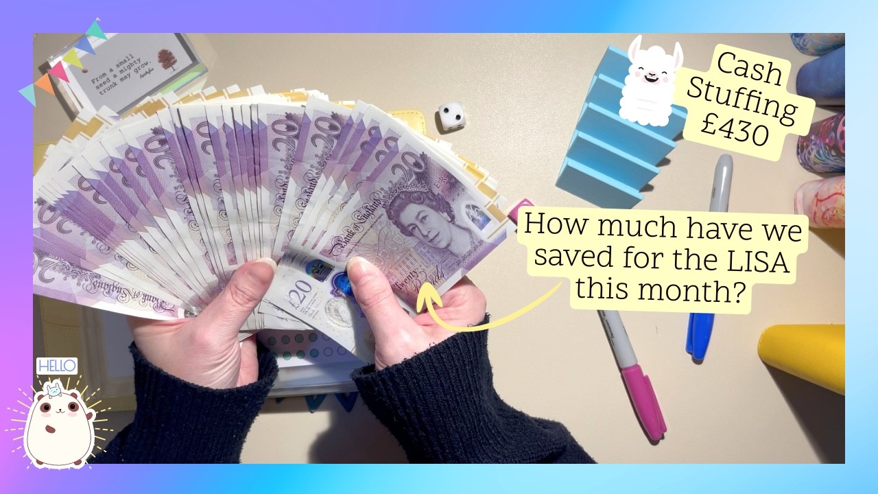 Cash Stuffing £430 and Lisa Count! | Cash Stuffing | Savings Challenges | House Deposit |Budgeting