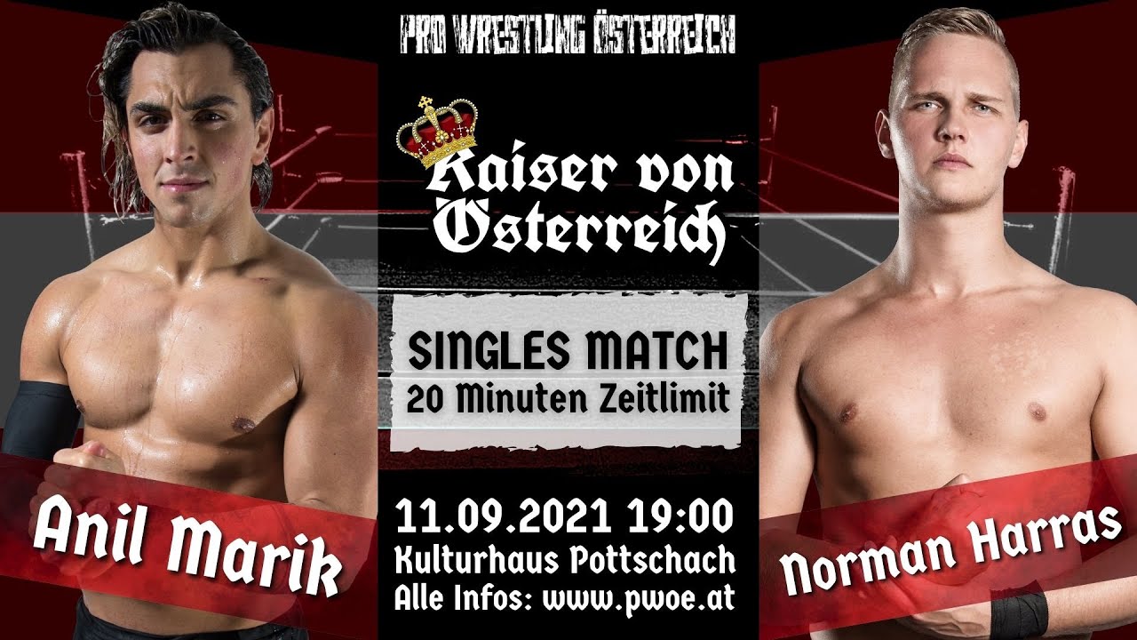 Anil Marik vs. Norman Harras | PWÖ Kapitel 1: Kaiser Von Österreich 11.09.2021