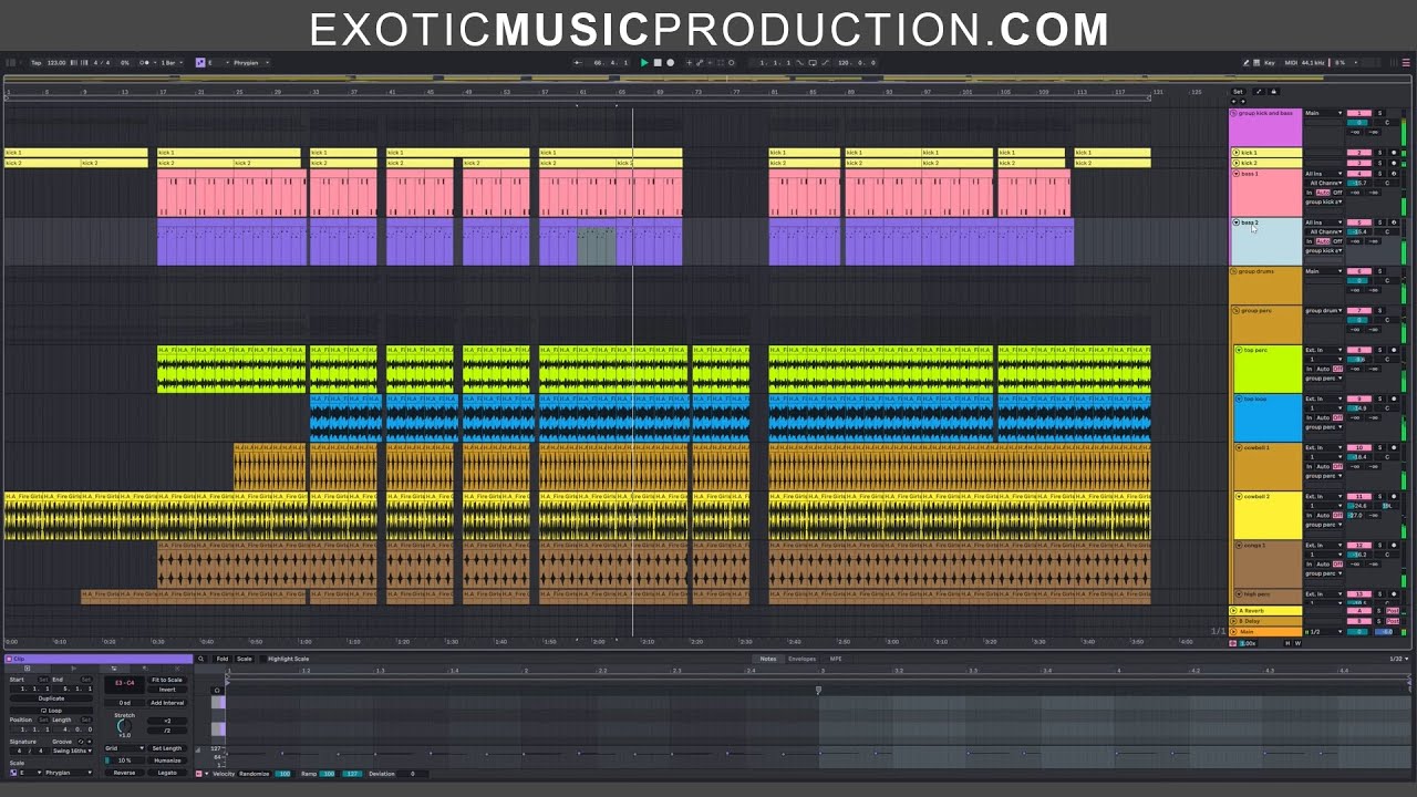 Latin Afro House - Ableton Live Template | Hugel Style