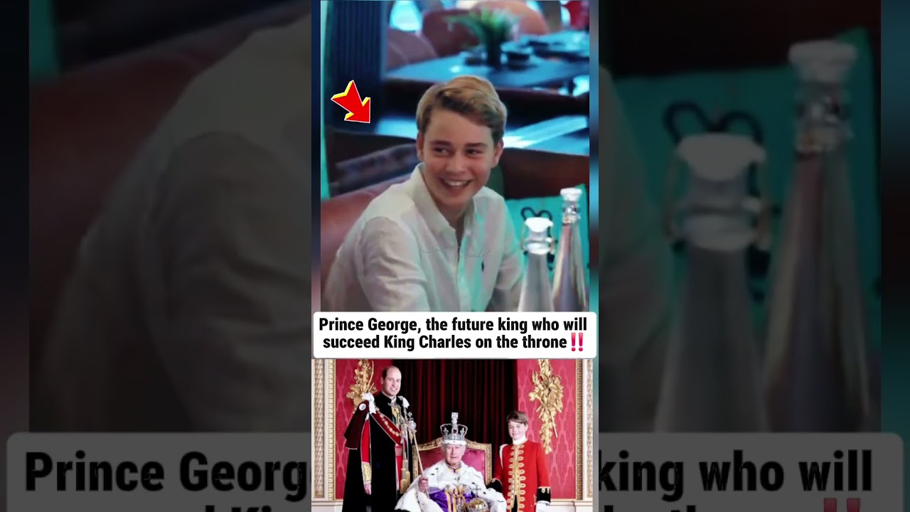 Prince George will succeed King Charles to the throne‼️ #princecharles #princegeorge #royalfamily