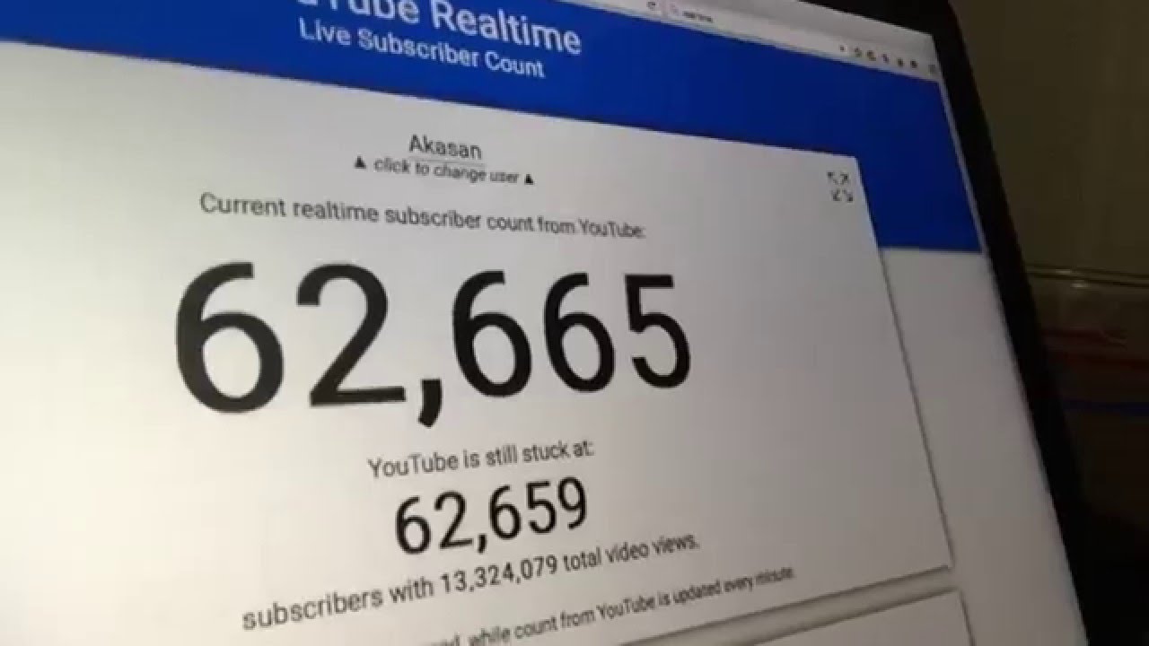 REALTIME SUBSCRIBER COUNT! LIVE! (GONE WRONG!) (ALMOST DIED)