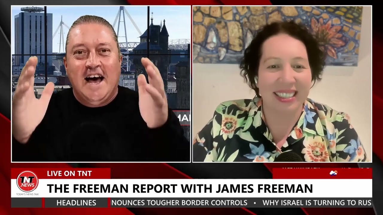 Former MEP James Freeman interviews Radha Stirling