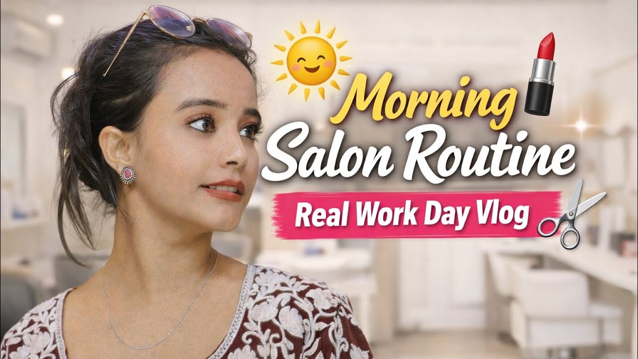 🌞Morning Salon Routine✨ | Beautyflyy Nidhi Makeover