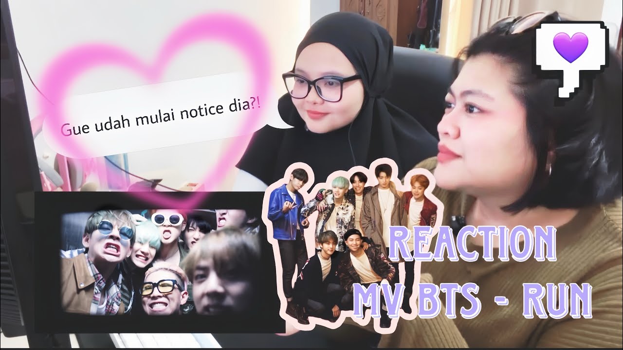 WIBU SATU INI MULAI TERTARIK KPOP?! 😱 | REACTION MT BTS RUN 💃🏻💜🔥