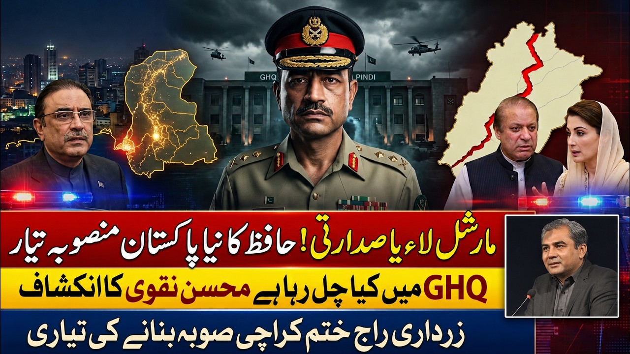 Martial Law Ya Sadarati Nizam? General Asim Munir Ka Faisla, Mohsin Naqvi Ka Inkishaf