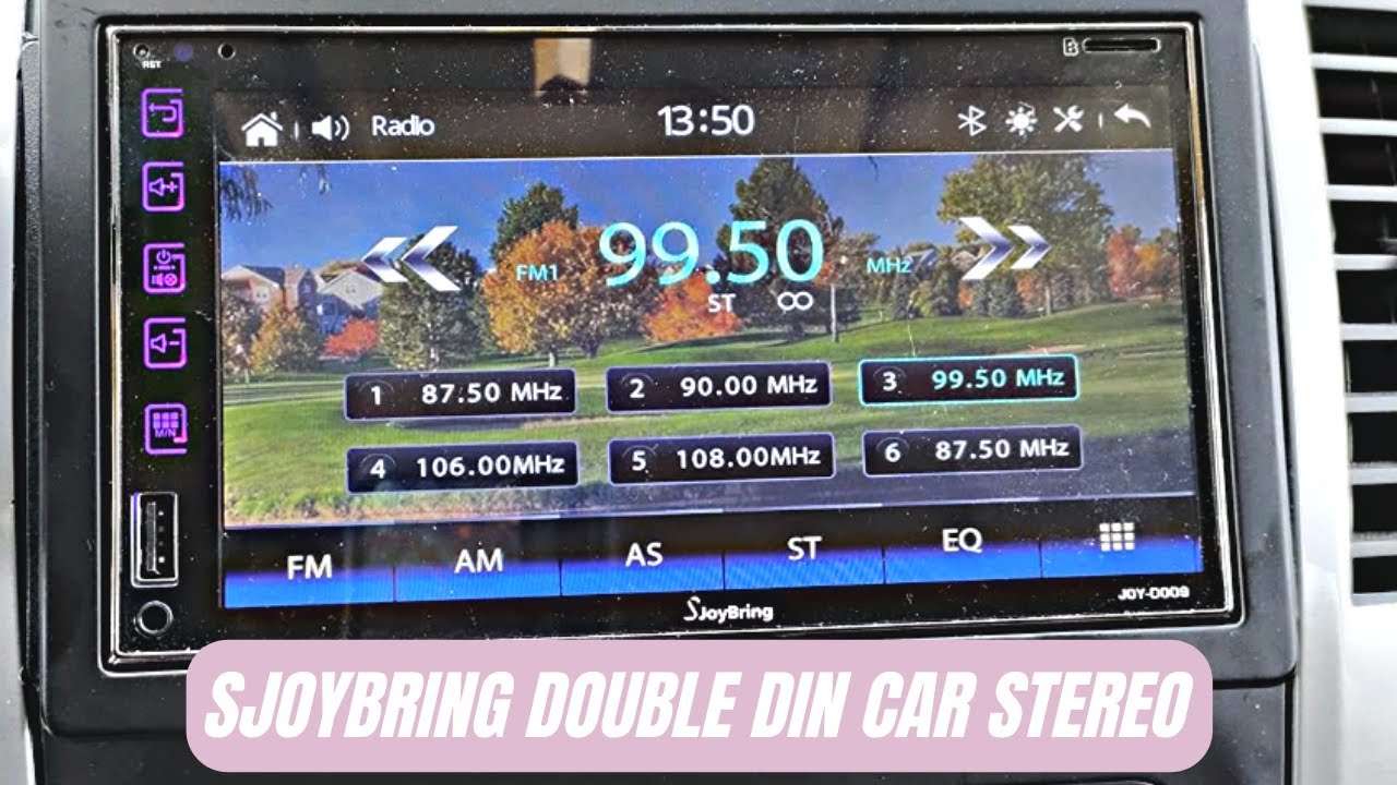 SJOYBRING Double Din Car Stereo With Voice Control Review & How To Install | Top Car Stereo Receiver