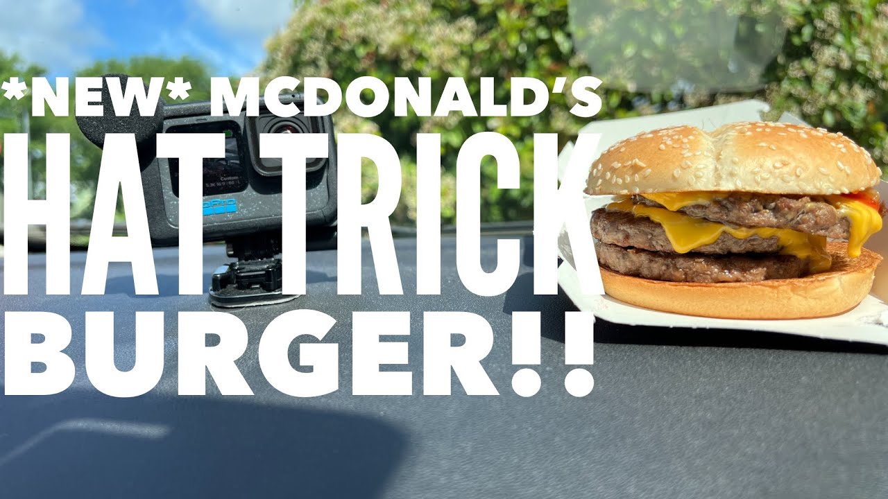 Обзор бургера «Хет-трик» от McDonald's