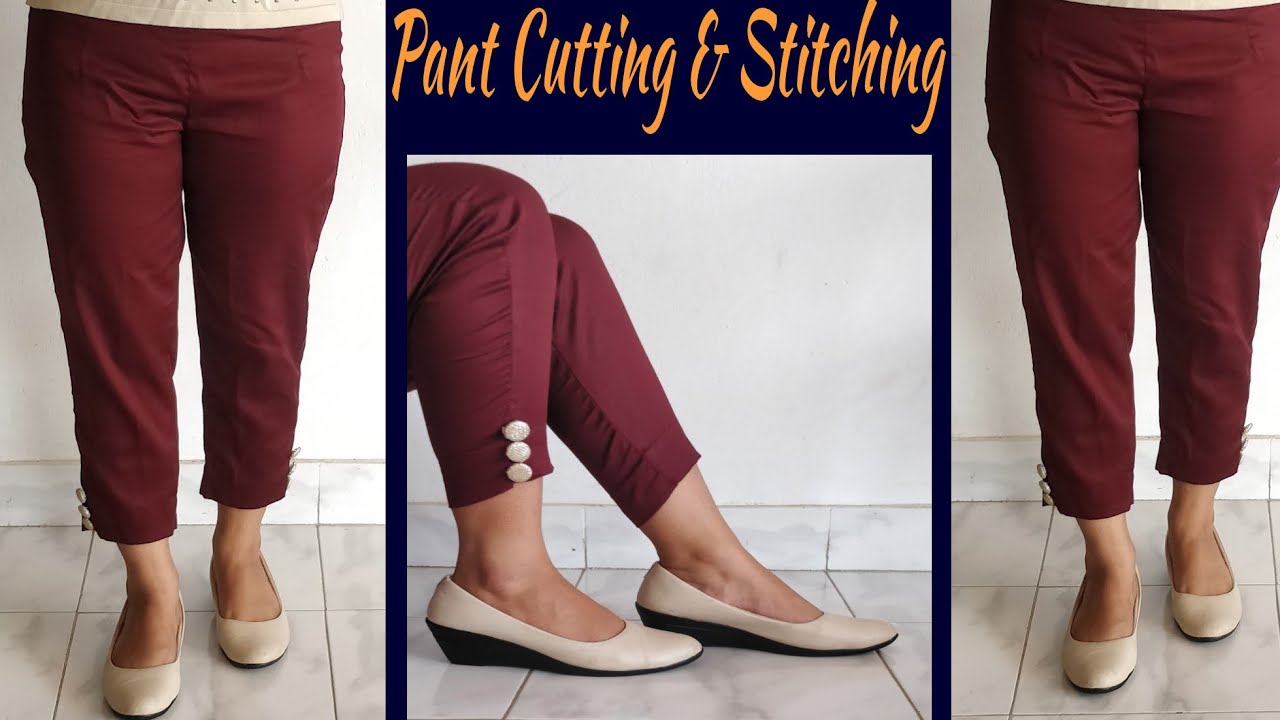Narrow Plazzo Pant Cutting and Stitching in Hindi | English Subtitles | Stitch By Stitch