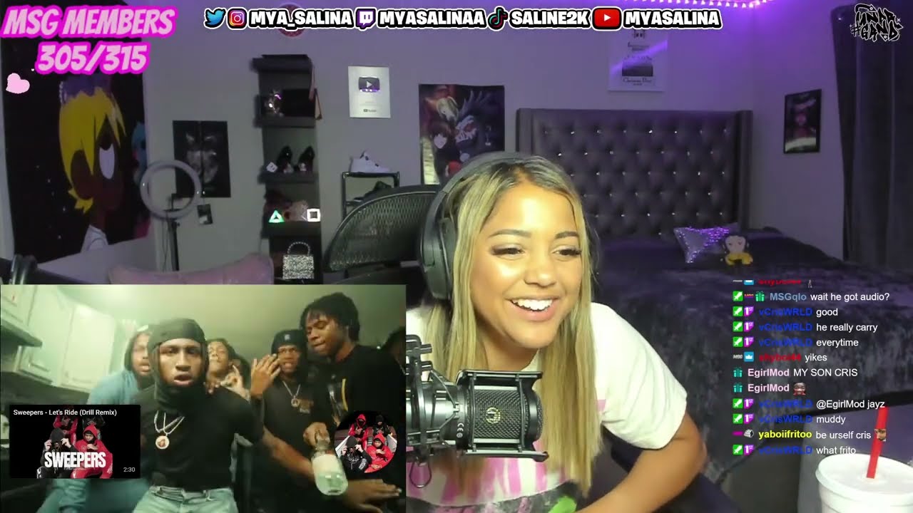 Mya Salina REACTS to Sdot Go x Jay Hound - Focus Up (Official Music Video)
