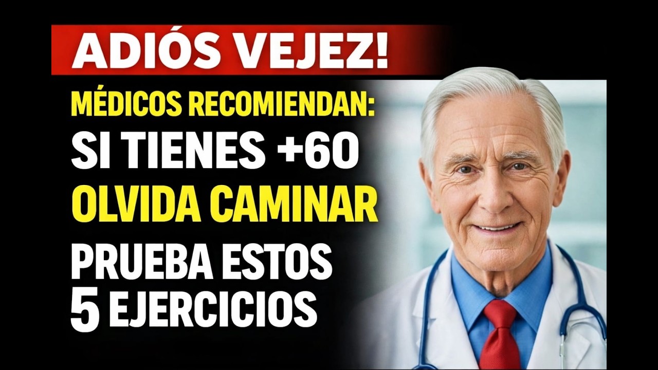 ¿Más de 60 años Prueba Estos 5 Ejercicios en Lugar de Caminar Recomendado por Médicos