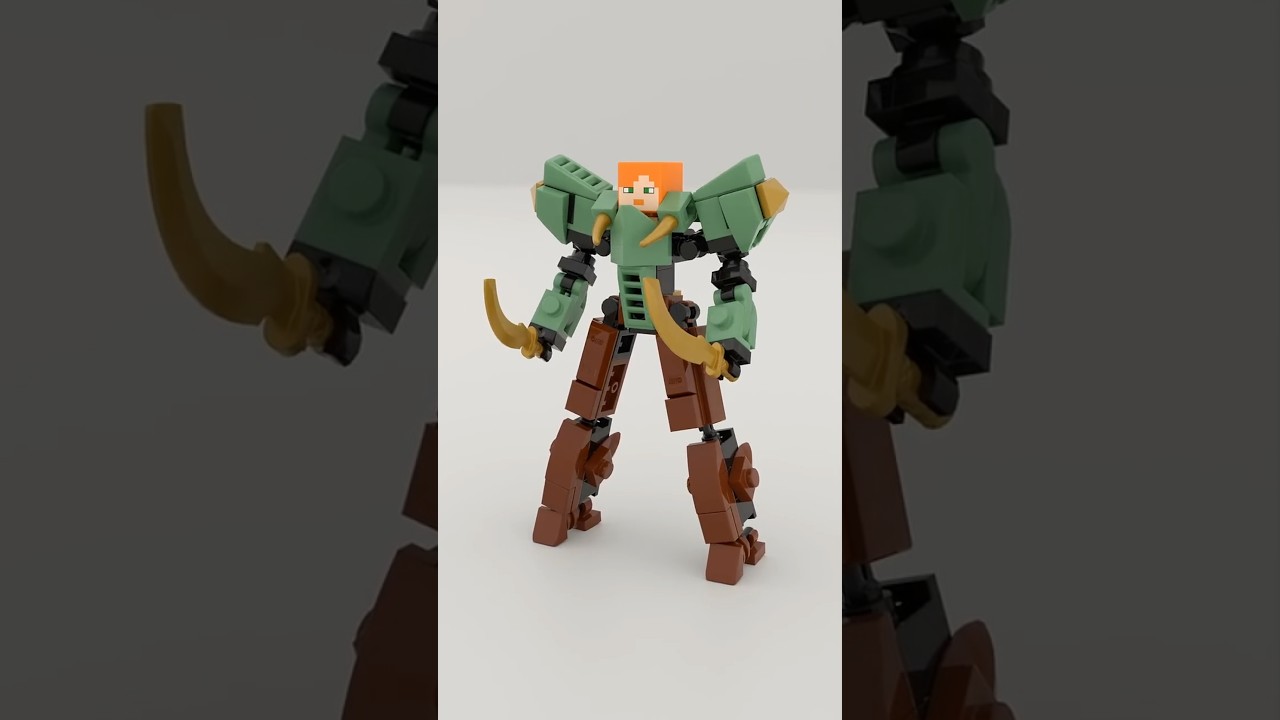Micro LEGO Alex Mech Satisfying Speed Build  
