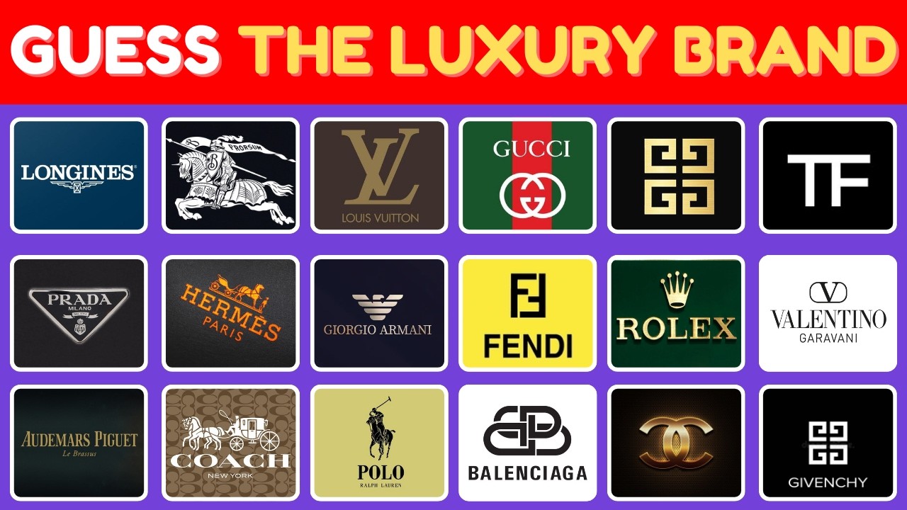 Guess The Luxury Brand by Logo|| Biggest Brands|| Luxury Brand Logo Challenge 2026