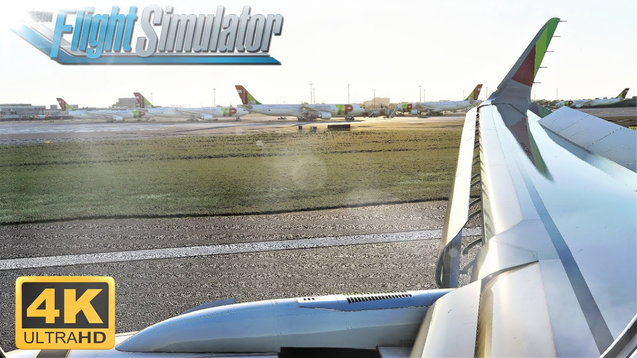 (4K) Microsoft Flight Simulator 2020 *MAXIMUM GRAPHICS* A320N Smooth Landing In Lisbon