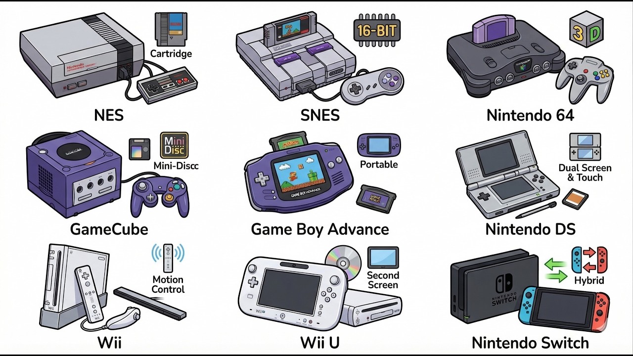 Все известные игры Nintendo: объяснение.