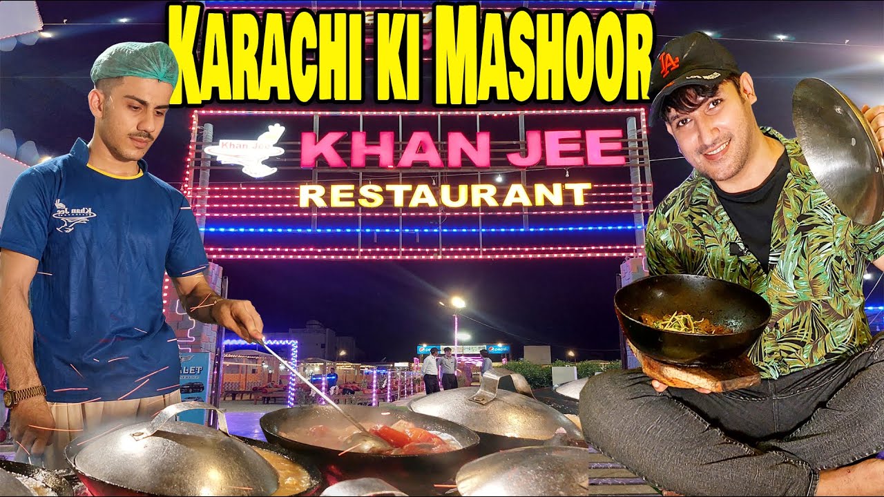 Highway per Khan Jee Restaurant ki Hassan Zai Koyla Mutton Karahi | Karachi Ki Famous Karahi