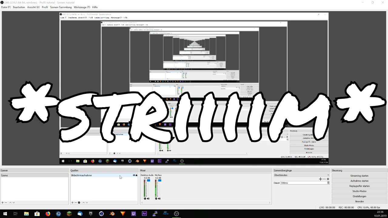 Schlechter PC? Trotzdem FL&Uuml;SSIG AUFNEHMEN mit OBS!