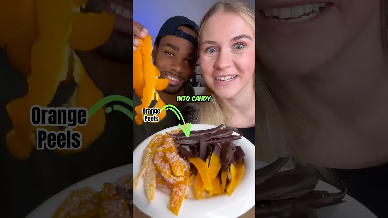 STOP Wasting Orange Peels&hellip; Make CANDY! 🍊🍬 | Turning Scraps into Snacks