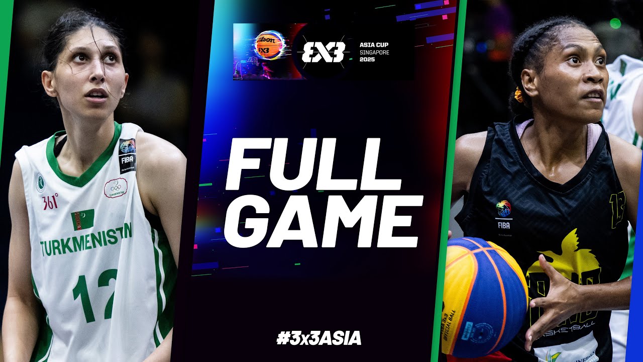 Turkmenistan 🇹🇲 vs Papua New Guinea 🇵🇬 | Women Full Game | FIBA 3x3 Asia Cup 2025 | #3x3Basketball