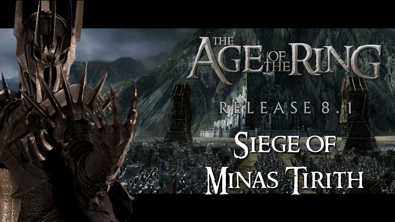 Age of the Ring 8.1 The Siege of Minas Tirith by Mordor and Rhun BFME II #letsplay #gameplay