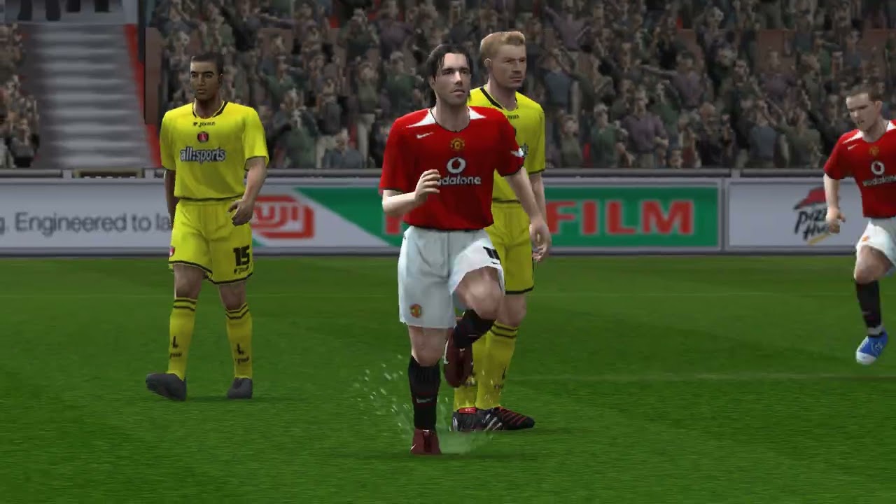 Manchester United vs Charton Athletic [ PES 4 Master League #925 ]