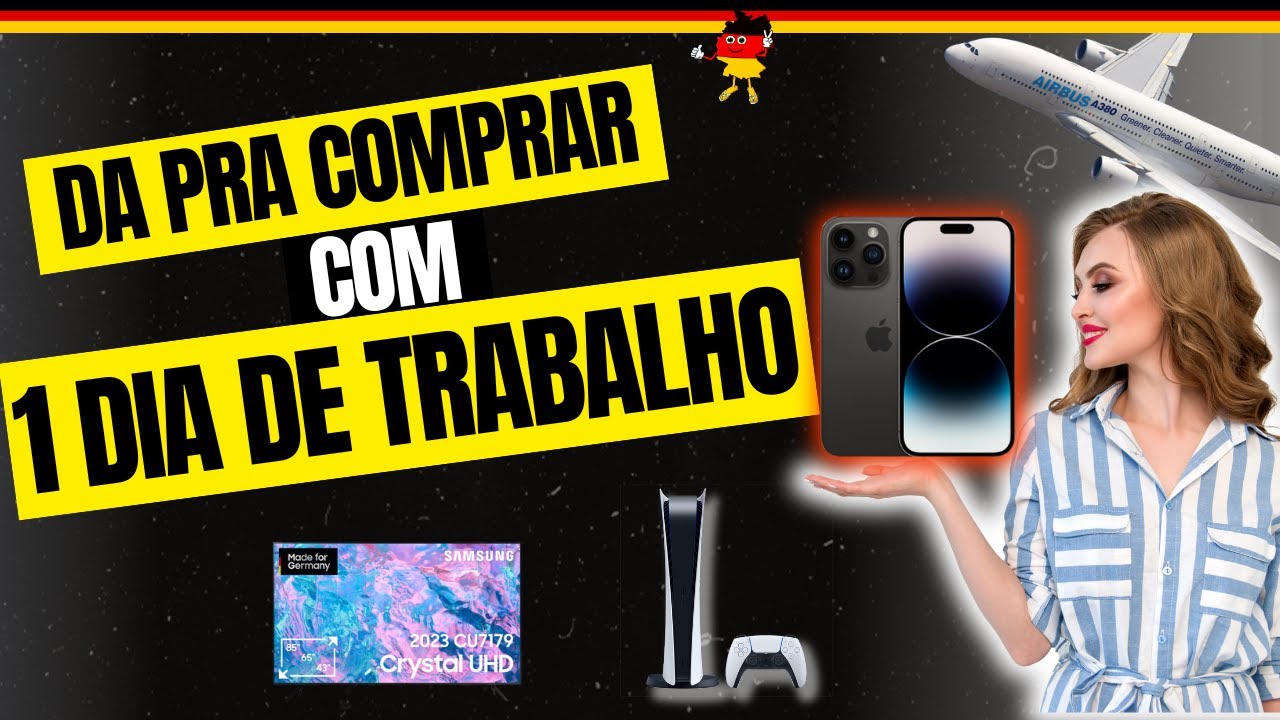 O QUE DÁ PRA COMPRAR COM 1 DIA DE TRABALHO NA ALEMANHA - VOCÊ VAI SE SURPREENDER