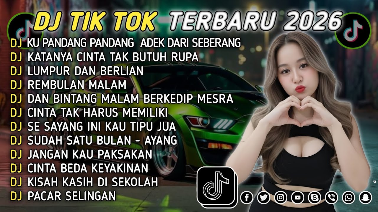 DJ TIKTOK TERBARU 2026 || DJ CINTA DARI SEBERANG 🎵 DJ KATANYA CINTA TAK BUTUH RUPA 🎵 FULL ALBUM❗❗