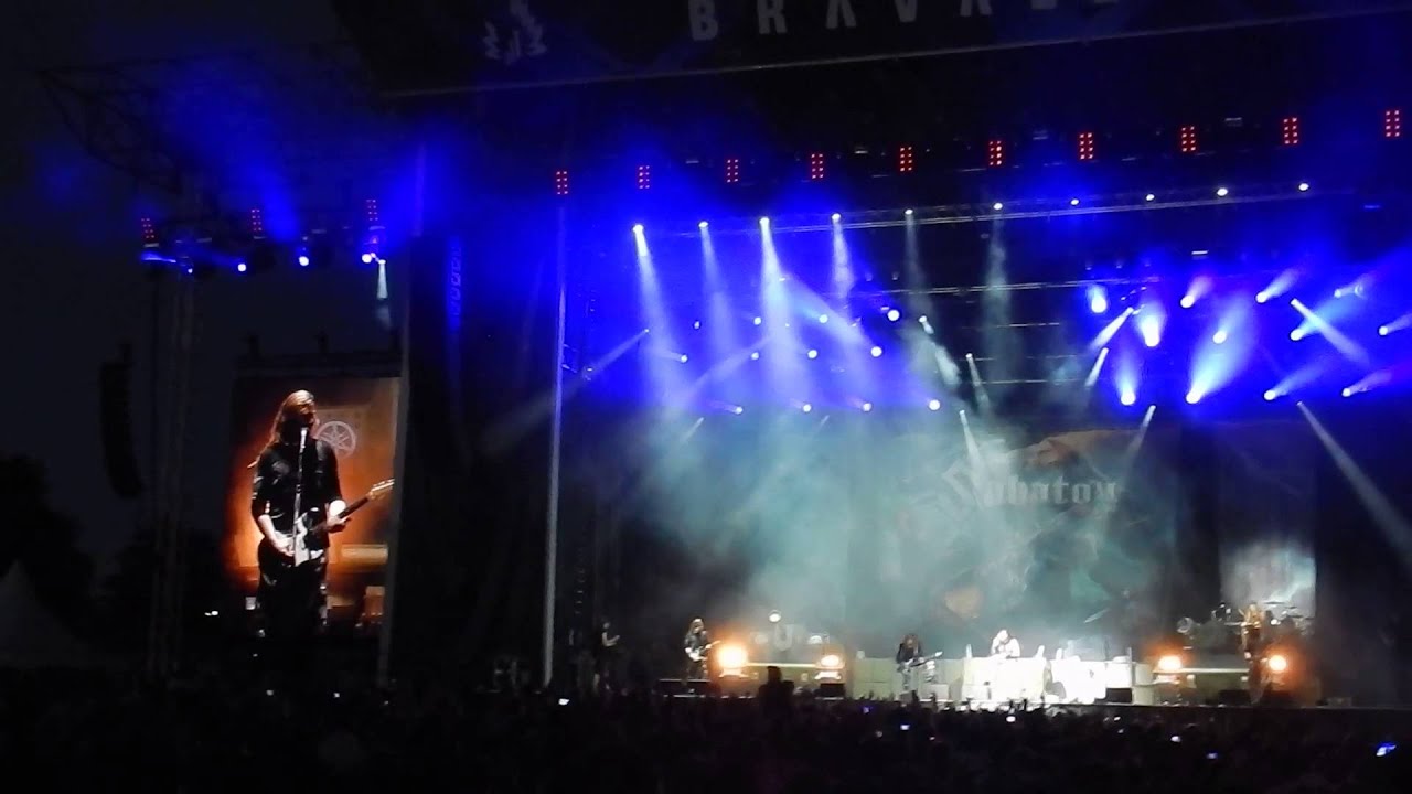 Sabaton Intro  Bråvalla Festival Norrköping Sweden 2015-06-27