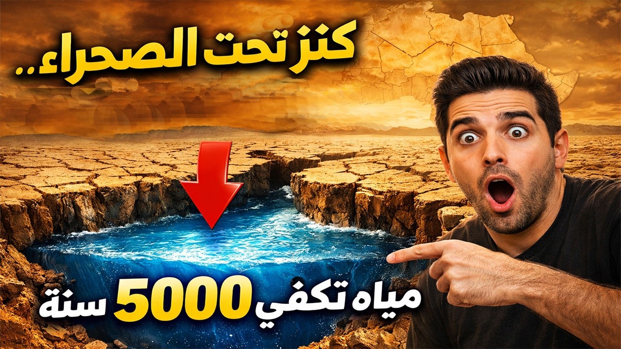 الخزان الرملى النوبى، يكفى أربع دول لأكثر من 5000 سنة