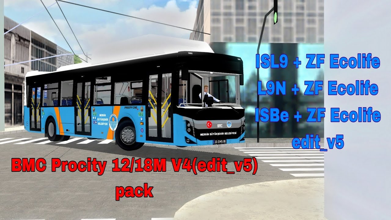 pbsc BMC Procity TR 12M(Cummins L9N €6 + ZF Ecolife edit_v5) mod | Map:RMBS ex fase 3.1