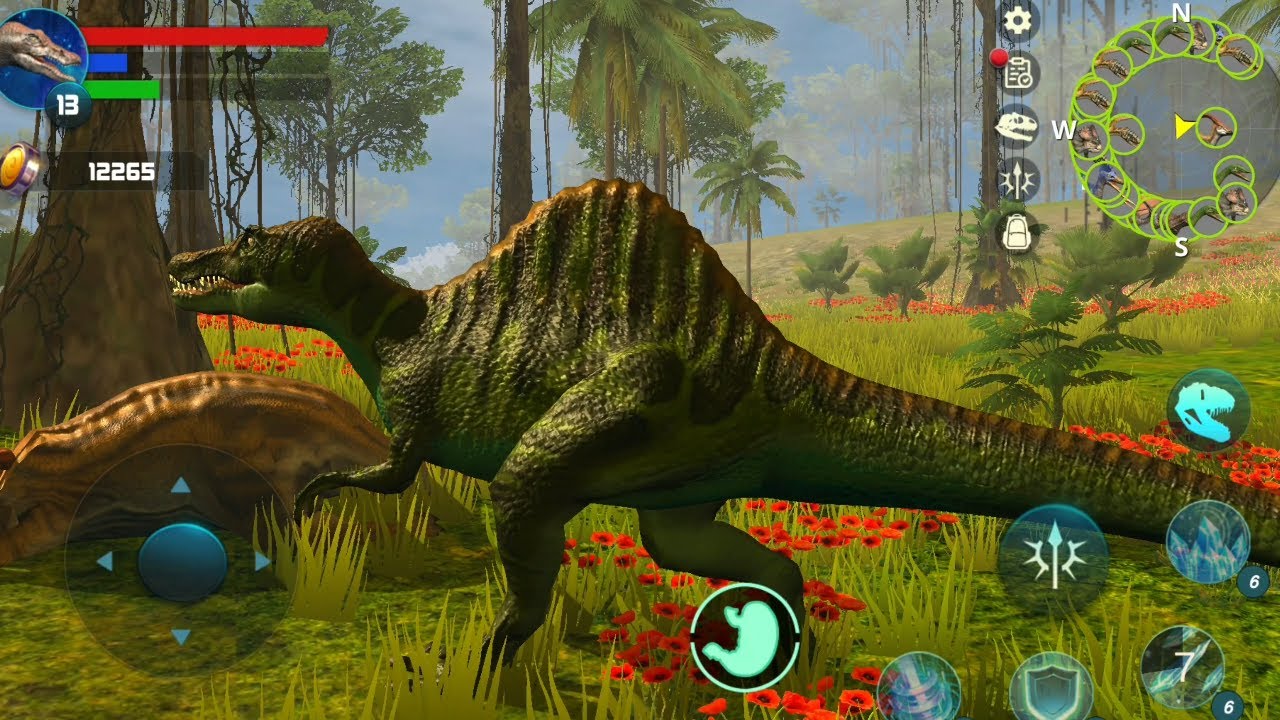 Best Dino Games - Spinosaurus Simulator Android Gameplay  Dinosaur Sim Game