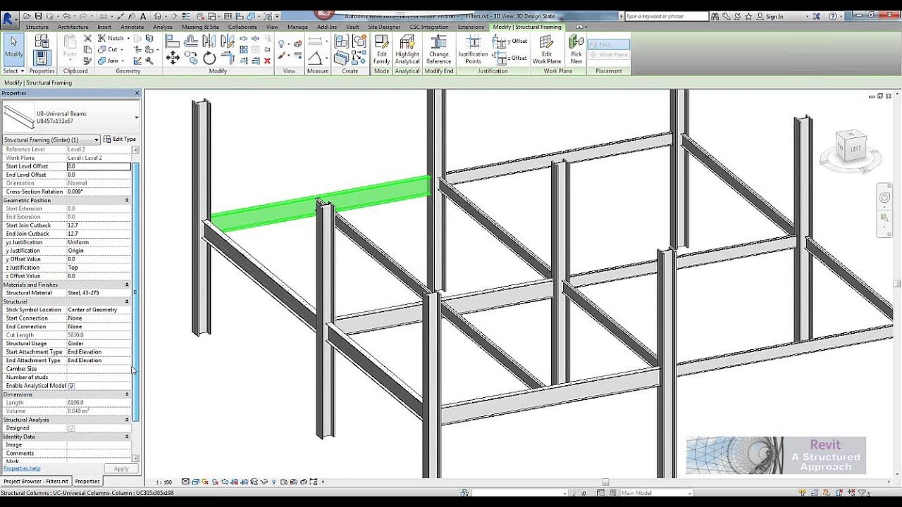 Revit Structure 2015 Tutorial   Filters and View Templates