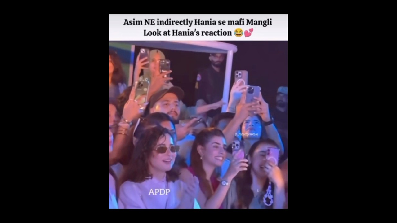 Asim Azhar Saying Sorry To Hania Amir