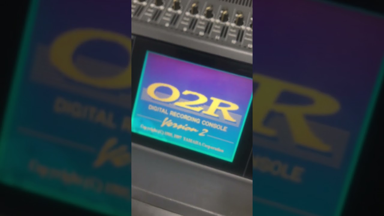 Yamaha O2R diagnostic test menu