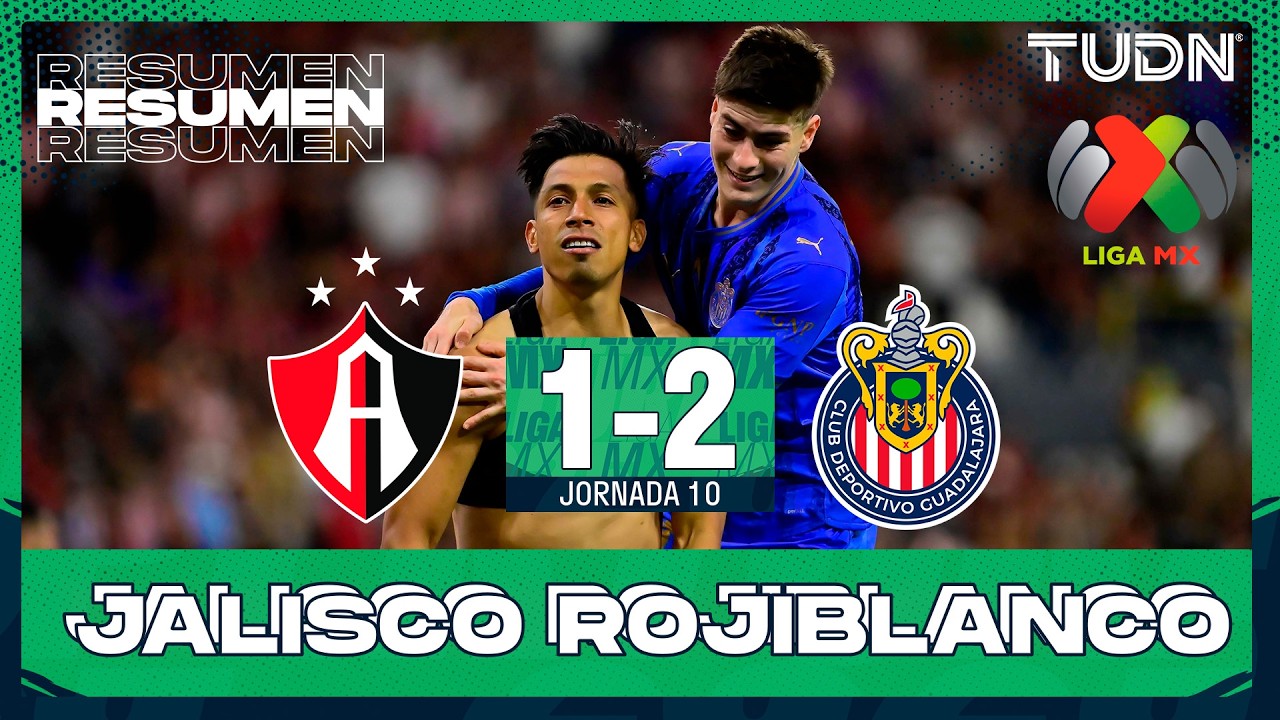 Resumen y goles - Atlas vs Chivas | Liga MX - Jornada 10 Clausura 2026 | TUDN
