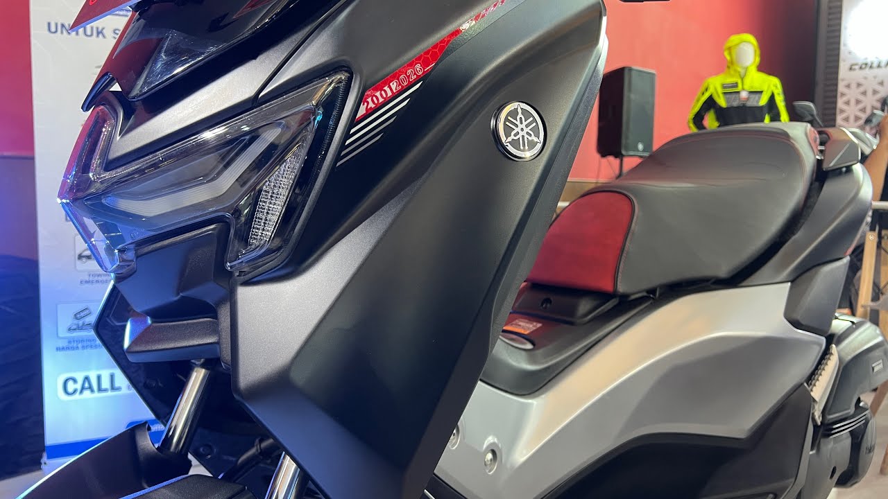 Nowy model Yamaha NMAX Turbo TECH MAX Special 2026 w kolorze czarnym MAX - NAJLEPSZY motocykl typ...