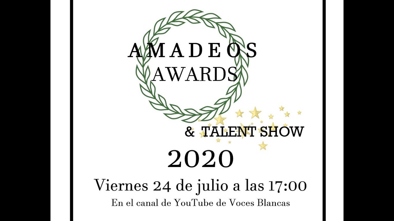 GALA AMADEOS Y TALENT SHOW 2020 (ESPECIAL)