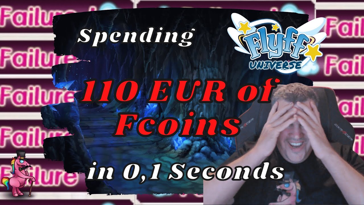 Flyff Universe - Spending 110 EUR of Fcoins in 0,1 Seconds - S Tier Rolls - Best MMO 2022