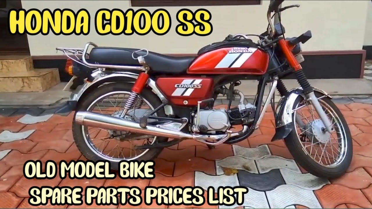 🔥🔥HERO HONDA CD100 SS SPARE PARTS PRICES DETAILS